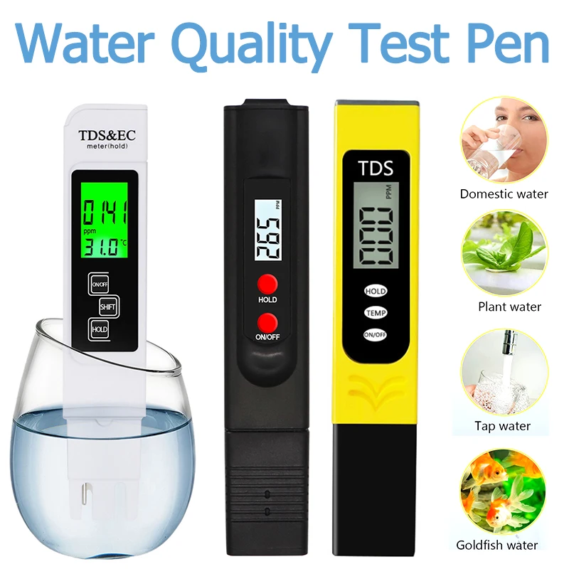 Ec Meter Digital - Tds Pen Hoge Precisie Waterhardheid Instrument