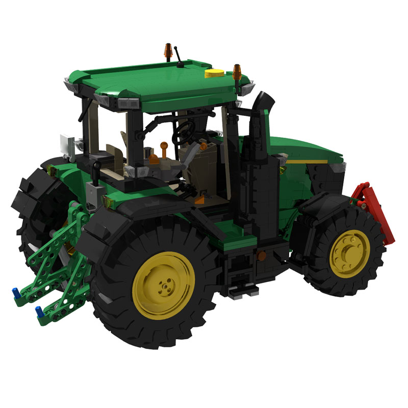 Urban Farming And Urban Agriculture - MOC-231420 Urban Farm Landbouwtractor Bouwsteenmodel 1984