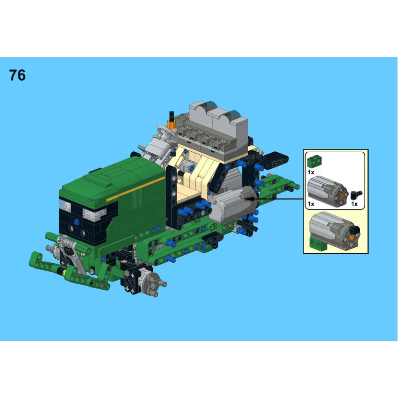Urban Farming Model - MOC-14619 Bouwsteenmodel voor stedelijke landbouwtractoren 1237