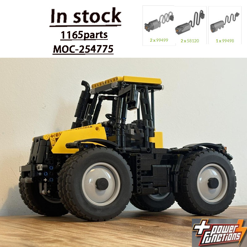 Urban Farming And Urban Agriculture - MOC-254775 Urban Farm Agriculture Geel-zwarte tractor