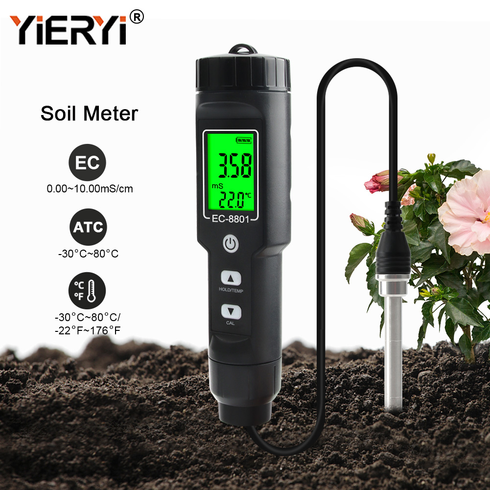 Yieryi EC/TEMP Bodemtester 0,0 - Ec Meter Digital recensie en prijs