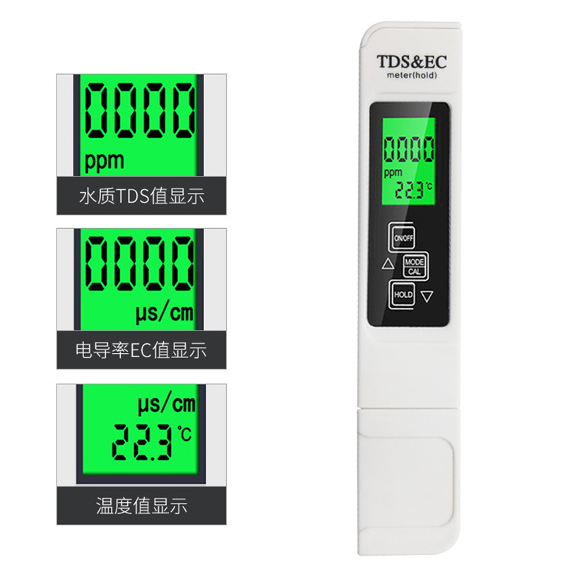 3 in 1 TEMP/TDS/EC Meter Teste - Ec Meter Digital recensie en prijs