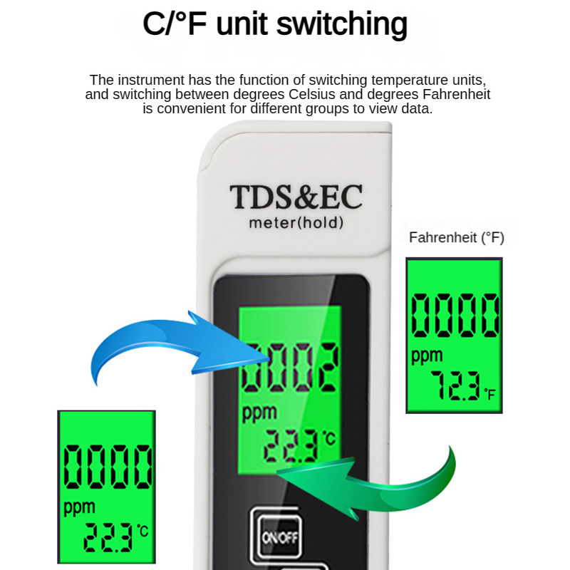 3 in 1 TEMP/TDS/EC Meter Teste - Ec Meter Digital recensie en prijs